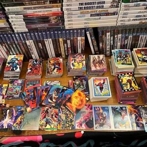 Massive marvel trading card collection